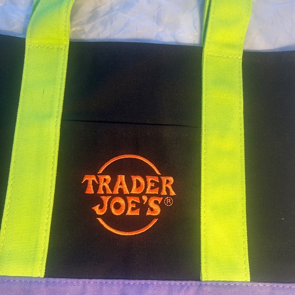 NWT Trader Joe's MINI Canvas Fall Tote Bags Set of 4 Colors - Picture 3 of 14